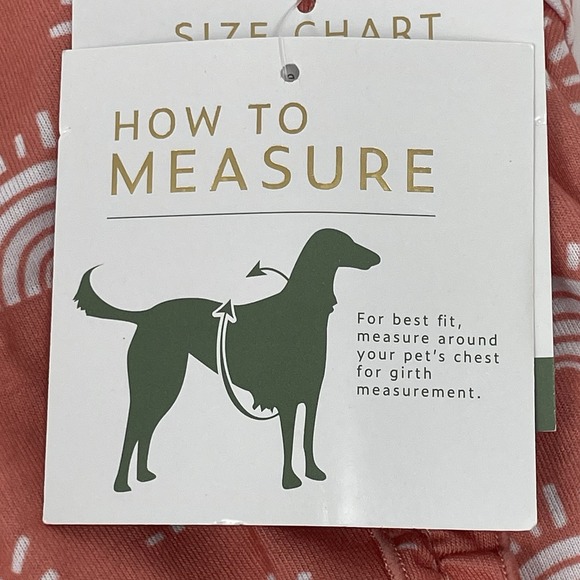 Dog Pet Dress LARGE Rainbows‎ DUSTY PINK Ruffle Sundress Cottage Milkmaid Boho - Picture 4 of 9